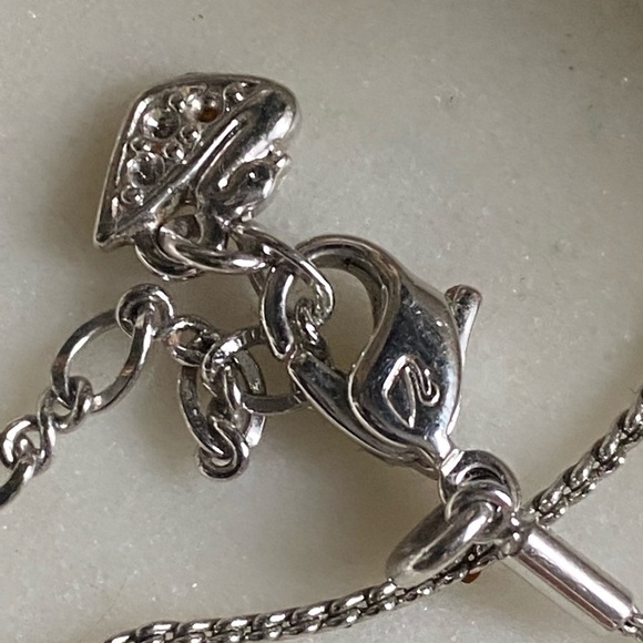Swarovski Ginger lock and key necklace stamped - Picture 7 of 11